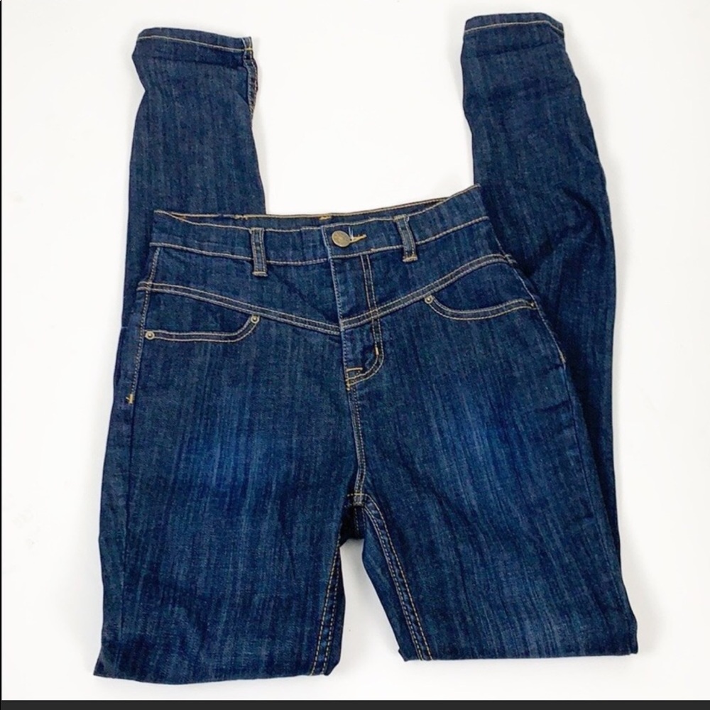 BDG dark wash High Rise Seam Jean